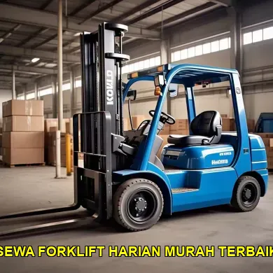 sewa forklift harian murah terbaik